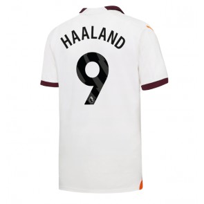 Manchester City Erling Haaland #9 Replica Away Stadium Shirt 2023-24 Short Sleeve